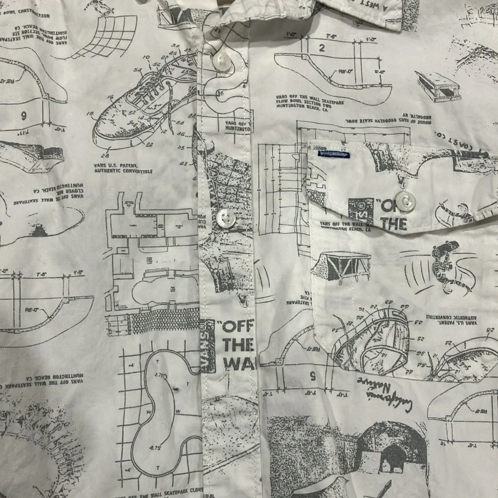 Vans Men’s Button Down Shirt - Picture 3 of 7